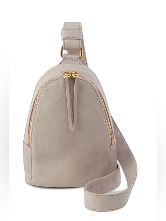 HOBO Handbags - HOBO Fern Sling Taupe Pebbled Leather Crossbody